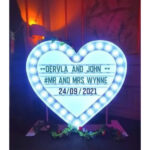 LED Heart with Custom Text Feature - Image 3
