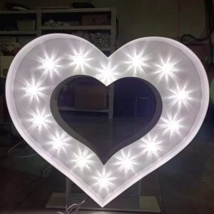 Light Up 3ft LED Love Heart