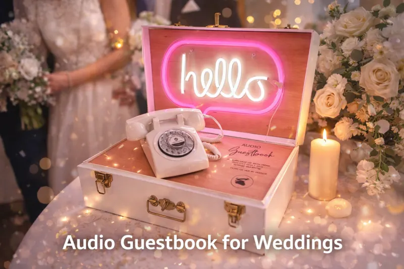Audio Guest Book for Weddings Galway